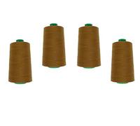 Lot de 4 cônes de fil à coudre VIGA 120 (1322 - marron doré)