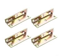Lot de 4 connecteurs de charnière sans mortaise avec support de rail de lit pour une meilleure résistance du cadre de lit et une connexion fiable pour pendentif de lit