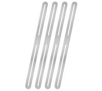 Lot de 4 connecteurs de clôture robustes en acier inoxydable pour une utilisation simple et polyvalente à la maison, clôture de jardin, supports de boîte aux lettres