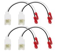 Lot de 4 connecteurs de haut-parleur de voiture de rechange 72-7401 compatibles avec Nissan Murano/Armada/Cube/Frontier/Juke Adaptateur de câble de haut-parleur