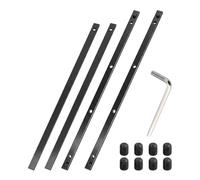 Lot de 4 connecteurs de rail de guidage | Kit de connecteurs de rail pour Makita Festool P-45777, connecteur de rail de rideau avec clé hexagonale et vis