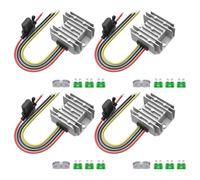 Lot de 4 convertisseurs DC 12 V/10 A, 17 V-65 V à 12 V 10 A, 240 W, convertisseur élévateur CC transformant les pièces d'alimentation, transformateur de module pour scooters électriques, systèmes