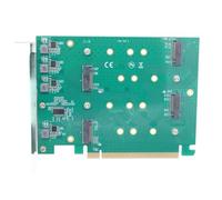 Lot de 4 convertisseurs NVME vers PCIe avec dissipateur thermique en aluminium pour améliorer les performances thermiques, la stabilité, la baie de stockage PCIe haute capacité