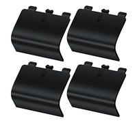 Lot de 4 coques de batterie pour Xbox Series S - Pièce de rechange pour manette Microsoft Xbox Series X - Noir