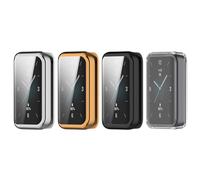 Lot de 4 coques de protection compatibles avec Honor Band 9 - En TPU - Avec film de protection d'écran ultra fin pour Honor Band 9