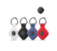 Lot de 4 coques de protection en silicone pour traqueur ATUVOS AT2101-Pro, anti-perte, coque de protection complète (convient pour les personnes âgées, les animaux de compagnie, sac à dos, bagages