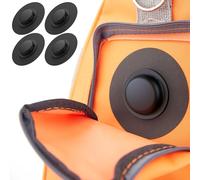 Lot de 4 Coques de Protection pour Apple Airtag en Silicone Léger avec Bandes Adhésives 3M, Étui de Protection GPS pour Bagages, Sac d'Appareil Photo, Sacs à Dos, Portefeuilles