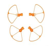 Lot de 4 coques de protection pour hélice DJI Lito 1/X1, bouclier en polycarbonate résistant aux rayures, protection légère pour la sécurité des vols et les voyages (orange)