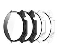 Lot de 4 coques de protection pour OnePlus Watch 2, avec film de protection d'écran anti-rayures - Protection en polycarbonate rigide pour montre connectée Oppo Watch X