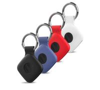 Lot de 4 coques en silicone pour tracker eufy Security, SmartTrack Link, protection complète daunke (convient pour les personnes âgées, les animaux de compagnie, le sac à dos, les bagages, les enfants