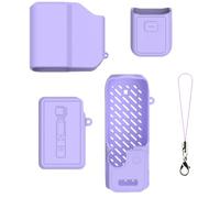 Lot de 4 coques en silicone souple pour appareil photo DJI Pocket 4 Pro, coque de protection complète antichoc et anti-chute, coque de protection de refroidissement, découpe précise pour le chargement