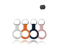 Lot de 4 coques pour Lifemate Life Tag - Durable - Silicone respectueux de l'environnement - Résistant aux chocs, facile à enlever et anti-perte - Blanc & Orange & Bleu & Rose