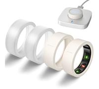 Lot de 4 Coques Ultra Fines compatibles avec Oura Ring Gen 4/Oura Gen 3, Coque de Protection en Silicone élastique Anti-Rayures pour Anneaux intelligents pour ULTRAHUMAN Ring AIR/RingConn Gen 2/Air