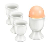 Lot de 4 coquetiers en céramique, pour toute table de petit-déjeuner, œufs durs et mous