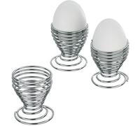 Kela Coquetiers Spirale en métal chromé – Lot de 4