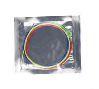 Lot de 4 cordes colorées en nylon pour ukulélé soprano ténor - Cordes de rechange colorées avec qualité sonore claire - 4 accessoires arc-en-ciel