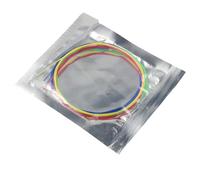 Lot de 4 cordes de rechange colorées en nylon pour ukulélé soprano, concert, ténor, baryton, vert/rouge/bleu/jaune