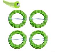 Lot de 4 cordes torsadées en nylon de qualité professionnelle pour l'entretien de la pelouse, du jardin, 2 à 3,5 mm, 5 m (4 paquets de 3 mm x 5 m)