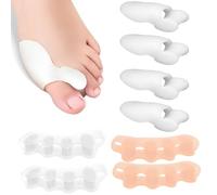 Lot de 4 Correcteur Hallux Valgus, Correcteur Hallux Valgus, Séparateurs D'orteils, Correcteur Hallux Valgus, Correcteur D'Orteil, Protection Orteils, Redresser les Orteils, Soulage Les Pieds