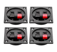 Lot de 4 cosses de raccordement pour haut-parleur carré à ressort pour haut-parleur de voiture à domicile