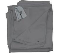 Lot de 4 côtés pour Pergola Cadiz, 4x4m, polyester gris Gris G