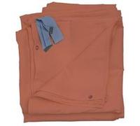 Mendler Panneaux latéraux pour pergola Cadiz Lot de 4 4x4 m Polyester Terrecuite Marron