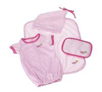 Lot de 4 couches cologiques lavables et r utilisables pour poup es JC Toys, pour poup es de 14 18 pouces, en rose/blanc/gris