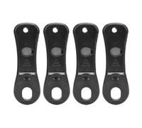 Lot de 4 coupe-buses adhésives, outil de coupe de cartouche manuel pour mastic de colle de verre et tuyau en silicone.