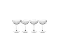 Lot de 4 Coupes de Champagne ""Timeless"" 25cl Transparent