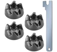 Lot de 4 coupleurs 9704230 - En caoutchouc - Avec clé - Compatible avec les modèles KitchenAid KSB52, KSB5, 5KSB52, 5KSB5