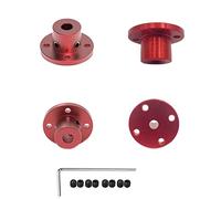 Lot de 4 coupleurs d'arbre de guidage en alliage d'aluminium rigide de 5 mm pour connecteur de moteur DIY