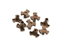 Lot de 4 coupleurs de plateau tournant pour four à micro-ondes avec guide à rouleau et arbre pour tourne-disque de 17 mm et 23 mm (S)