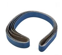 Lot de 4 courroies abrasives en céramique 5 x 183 cm Grain 40 60 80 120 résistant à l'eau Utilisation humide et sèche pour cutter façonnage affûtage travail des métaux