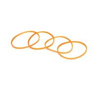Lot de 4 courroies pour machine à coudre - Circonférence : 350 mm - Courroies en V (polyuréthane) - Compatible avec MB350, Singer 974, 984