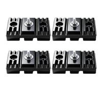 Lot de 4 coussinets amortisseurs de vibrations pour climatiseur AC