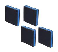 Lot de 4 coussinets anti-vibrations en caoutchouc EVA 100 x 100 x 22,3 mm pour compresseurs d'air, machines à laver, sèche-linge, mini split