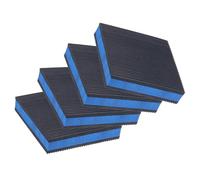 Lot de 4 coussinets anti-vibrations en caoutchouc EVA, anti-vibrations pour montage thermique Mini Split 100 × 100 × 22,3 mm