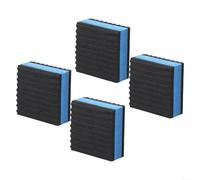 Lot de 4 coussinets anti-vibrations en caoutchouc pour climatisation centrale et équipement lourd