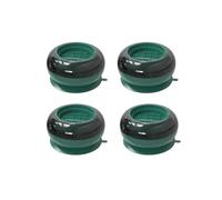 Lot de 4 coussinets anti-vibrations for machine à laver, pieds en caoutchouc for meubles, antidérapants, silencieux, universels, support de réfrigérateur(Green 4PCS)