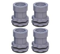 Lot de 4 coussinets anti-vibrations pour machine à laver, antidérapants, silencieux, réglables, base antidérapante avec poignée de réservoir, pieds amortisseurs pour meubles et appareils ménagers