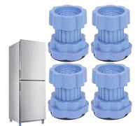 Lot de 4 coussinets anti-vibrations pour machine à laver - Coussinets mécaniques d'amortissement des vibrations pour femmes, hommes, adultes
