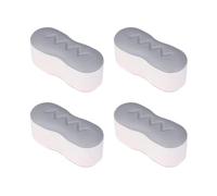 Lot de 4 coussinets antidérapants auto-adhésifs pour siège de toilette multi-usage
