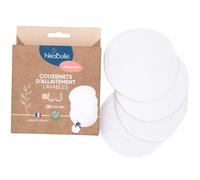Néobulle – Coussinets d'allaitement lavables Lot de 4 – Coton bio, absorption optimale, imperméable