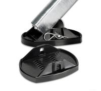 Lot de 4 coussinets de levage de remorque pour véhicules récréatifs - Support de pied de roue pour propriétaires de remorque à la recherche de solutions de nivellement stables et sécurisées