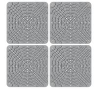 Lot de 4 coussinets de nidification pour poulet, tapis de poulailler | Tapis de nid de poulet lavable, en silicone doux élastique, linge de lit pour couchettes, poulets, canards