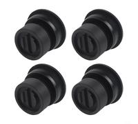 Lot de 4 coussinets de pied absorbant les chocs pour Bambu Lab X1/X1C/A1/A1 pour MINI, pieds en silice anti-vibrations pour la stabilité de l'imprimante 3D, noir