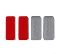 Lot de 4 coussinets de rechange pour siège de toilette en plastique durable 5 x 2 x 2,2 cm