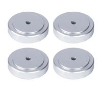 Lot de 4 coussinets d'isolation acoustique - Réduction efficace des vibrations pour équipement audio et haut-parleurs (20 x 8 mm)
