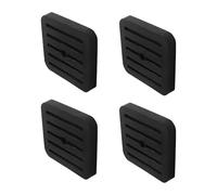 Lot de 4 coussinets d'isolation en caoutchouc de 4,8 et 7,2 cm, tapis d'amortissement sonore vibrant pour machine à laver, tapis de course AC, lave-linge, sèche-linge, réfrigérateur, congélateur