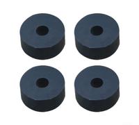 Lot de 4 coussinets en caoutchouc absorbant les chocs pour climatiseur - Supports d'amortissement des vibrations épais pour climatiseurs extérieurs, réduction du bruit et résistant aux intempéries